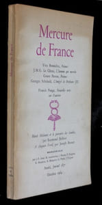 Mercure de France, tome CCCLII, n°1212