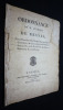 Ordonnance de M. l'évêque de Rennes, pour l'érection d'un chapitre dans son église cathédrale, la circonscription des cures et succursales, et la ...