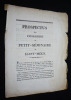 Prospectus pour l'établissement du petit-séminaire de Saint-Méen. 