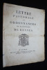 Lettre pastorale et ordonnances de M. l'évêque de Rennes. Enoch Etienne Célestin (Evêque)