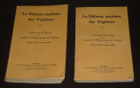 La Défense sanitaire des végétaux. Compte-rendu des Travaux du Congrès de la Défense sanitaire des Végétaux, Paris 24-26 janver 1934 (2 volumes). ...