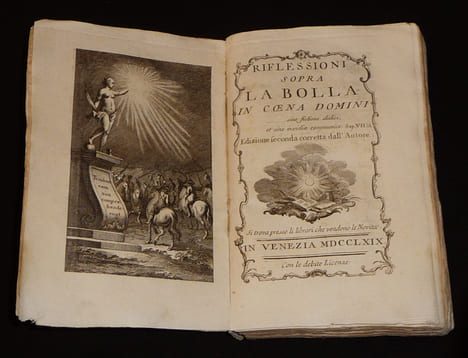 Riflessioni sopra la bolla In Coena Domini, sine fictione didici, et sine invidia communico. Sap. VII, 13. Contin Tomasso Antonio