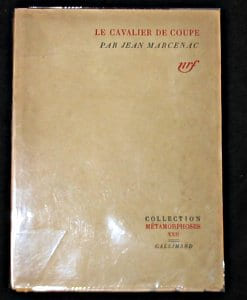 Le Cavalier de coupe. Marcenac Jean