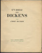 Un Essai sur Dickens. Maurois André