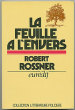 La feuille à l'envers.. Rossner Robert