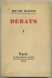 D&eacute;bats.. Massis Henri