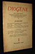 Diogène, 1, 1952. Collectif