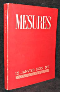 Mesures 15 janvier 1935 n°1