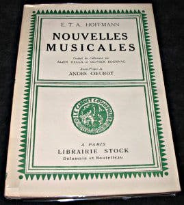 Nouvelles musicales. Hoffmann E.T.A.
