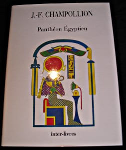 Panthéon Egyptien : collection des personnages mythologiques de l'Ancienne Egypte. Champollion