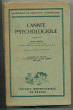 L'année psychologique 41° & 42° année (1940-41). Collectif
