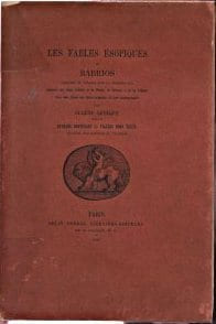 Les Fables ésopiques de Babrios. Lévèque Eugène