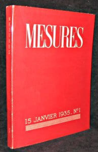 Mesures 15 janvier 1935 n°1