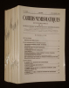 Cahiers numismatiques (36 numéros). Collectif