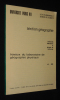 Travaux du laboratoire de géographie physique, n°4 - 1976. Collectif