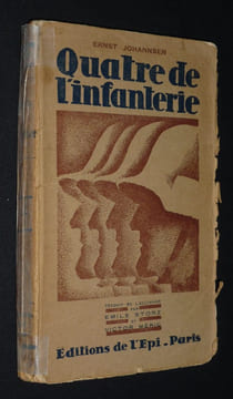 Quatre de l'infanterie, front ouest 1918. Johannsen Ernst