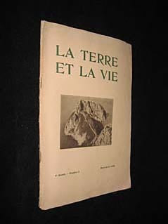 La Terre et la vie, n° 2, 8e année, mars-avril 1938. Collectif