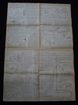 Plan de montage Voilier à moteur auxiliaire télécommandé Glutaric II. Pépin C.