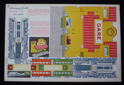 Découpages faciles : La Gare