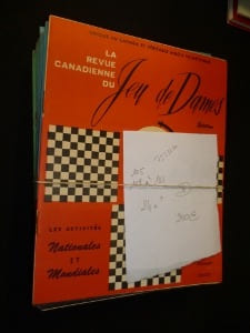 La Revue canadienne du jeu de dames (n°105, 108 à 131). Collectif
