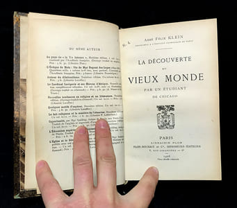 La découverte du vieux monde par un étudiant de Chicago