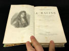 Théâtre complet de J. Racine, avec des remarques littéraires et un choix de notes classiques, précédé d'une notice sur la vie et le théâtre de Racine. ...