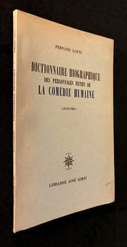 Dictionnaire biographique des personnages fictifs de la Comédie Humaine. Anonymes. Lotte Fernand