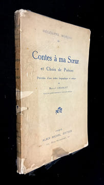 Contes à ma Soeur et Choix de Poésies. Moreau Hégésippe