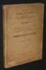 Rapport concernant la séparation des églises et de l'état (n°2302 - chambre des députés - huitième législature - session de 1905). Briand Aristide