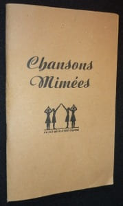 Chansons mimées