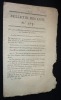 Bulletin des lois n°275. Napoléon