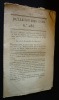 Bulletin des lois n°286. Napoléon
