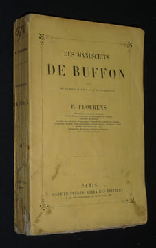 Des manuscrits de Buffon. Flourens P.