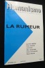 Humanisme, 201-202, décembre 1991 : La Rumeur. Collectif