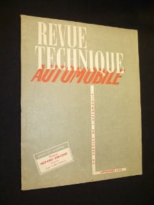 Revue technique automobile, n° 101, septembre 1954. Collectif