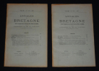 Annales de Bretagne, Tome XLVIII, n&deg;1 et 2 + n&deg;3 et 4 - 1941. Collectif