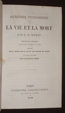 Recherches physiologiques sur la vie et la mort. Bichat M.F.X.