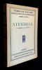 Stendhal, L'homme et l'oeuvre. Jourda Pierre