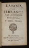 L'Anima di Ferrante Pallavicino, divisa in Sei Vigilie. Pallavicino Ferrante