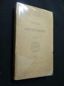 Poésies genevoises, tome II. Collectif