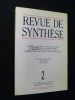 Revue de synthèse, 12, avril-juin 1987, 4e série. Collectif