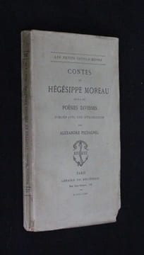 Contes de Hégésippe Moreau, suivis de Poésies diverses. Moreau Hégésippe