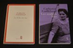 Lot de 2 romans de Catherine Guillebaud : La Fille du bar - Les Souliers Lila. Guillebaud Catherine