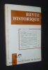 Revue historique (tome 231-1: 88e année)  . Collectif