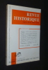 Revue historique (tome 238-1: 91e année)  . Collectif