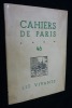 Cahiers de Paris n°46 - Les Vivants. Collectif