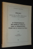 La Transformation des minéraux argileux dans la sédimentation : Etudes sur les argiles du Trias. Lucas J.