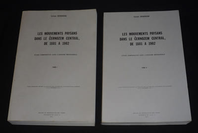 Les Mouvements paysans dans le Cernozem central, de 1881 à 1902 (2 volumes)