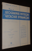 Revue de géographie physique et de géologie dynamique (2e série - Vol. XVII, Fasc. 2 : avril-mai 1975). Collectif