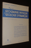 Revue de géographie physique et de géologie dynamique (2e série - Vol. XX, Fasc. 1 : janvier-mars 1976). Collectif